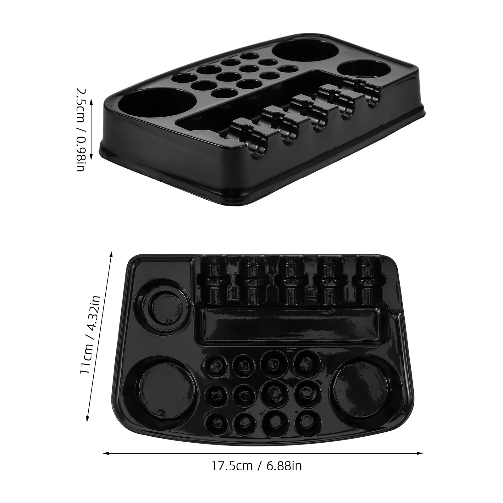 12 قطعة لوحة حبر الوشم حاويات الصباغ الصغيرة السميكة المتاح استخدام صينية حبر مريحة لمستلزمات الوشم التبعي