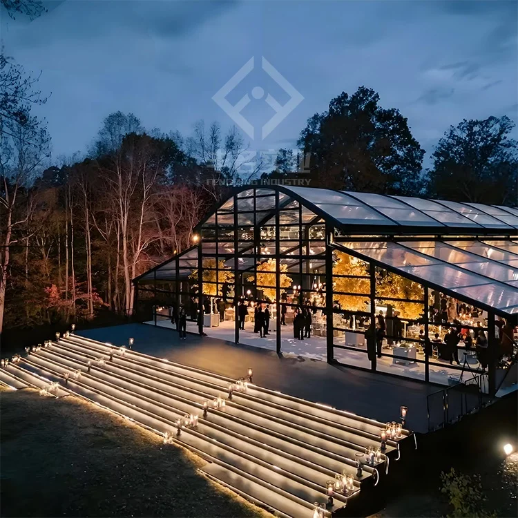 50 200 300 500 People Luxury Clear Tent Decoration Canopy Marquee Tent Rental Sale Outdoor Transparent Wedding Party Tents