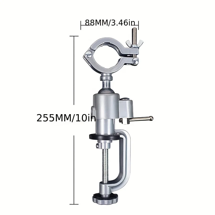 Imagem -03 - Suporte de Mesa Rotativo para Moedor de Bancada Rotação de 360 Graus Suporte de Broca Elétrica Máquinas-ferramentas Universais Acessórios