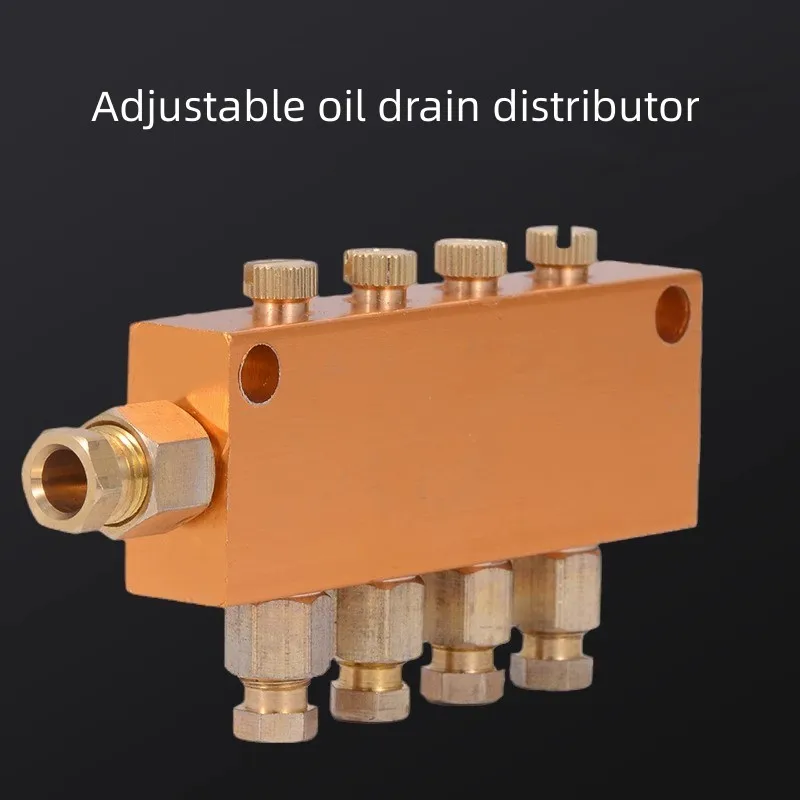 

Pneumatic Adjustable Oil Distributor and Lubrication System Distribution Valve Pneumatic Plug In Connector Hose Air Distributor