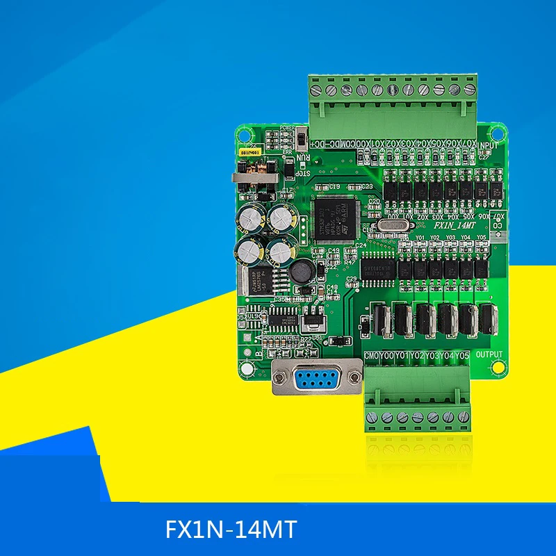 FX1N-14MT/FX1N-14MT 2-circuit 100K domestic PLC control board Stepper motor industrial control board Additional functions 485