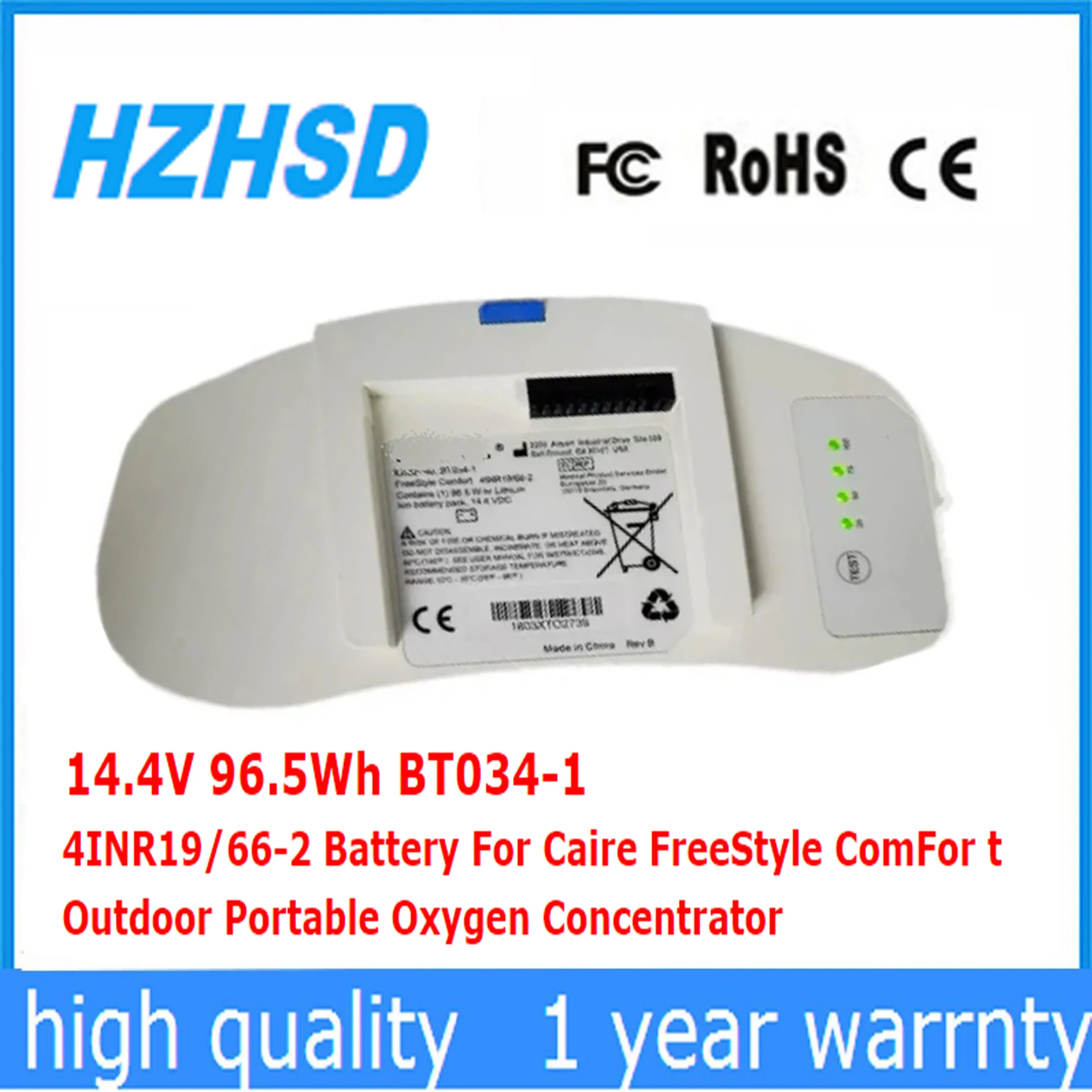 Imagem -01 - Concentrador de Oxigênio Portátil 14.4v 96.5wh Bt0341 4inr19 662 Bateria Caire Estilo Comfor ao ar Livre Portátil concentrador de oxigenio portatil 144v 965wh bt0341 4inr19 662 bateria caire estilo comfor ao ar livre portatil 01