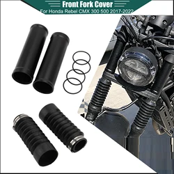 For Honda Rebel 500 300 CMX500 CMX300 2017-2021 Motorcycle Front Fork Boot Tube Slider Shock Absorber Cover Gaiters Accessories