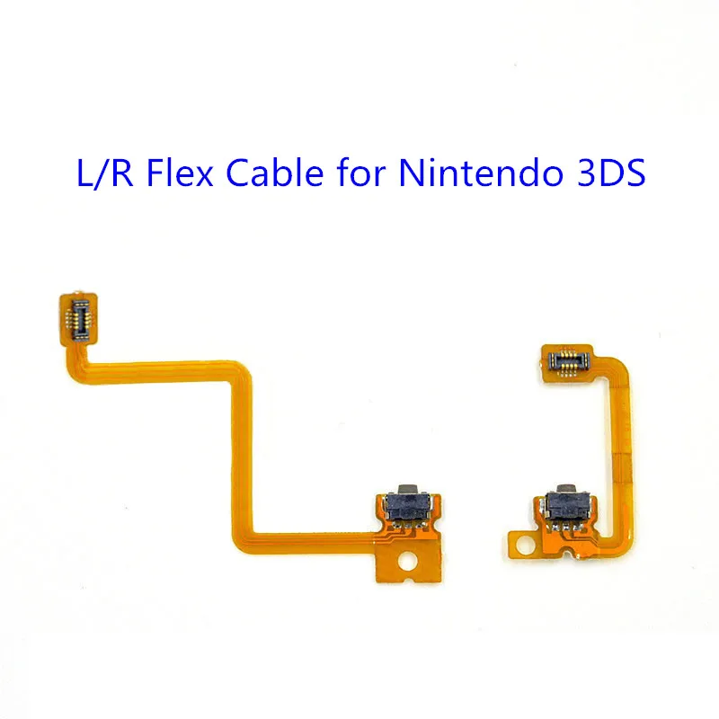 Nintendo Switch用の柔軟なケーブル付きの左/右ボタン,10セット,3,sxl,new3dsxl,新バージョン,3dsxl,非機能,フレキシブルケーブル