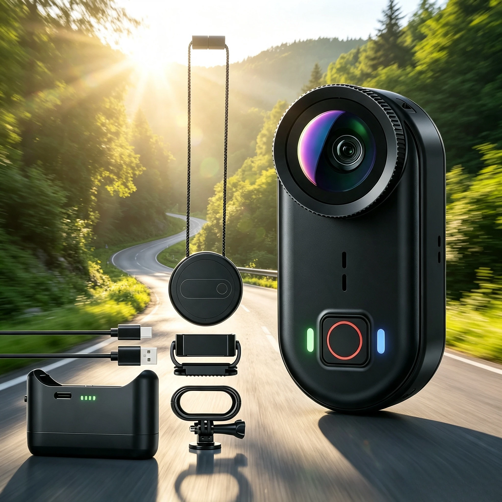 Hot 4K Finger WiFi POV Wearable Mini Camera Motorcycle Bike Riding Vlog Sports Recorder Pet Shooting.