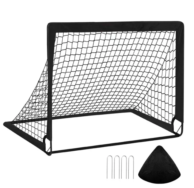 Gawang sepak bola kecil portabel untuk latihan di luar ruangan tahun 2025, sepak bola pantai, grosir