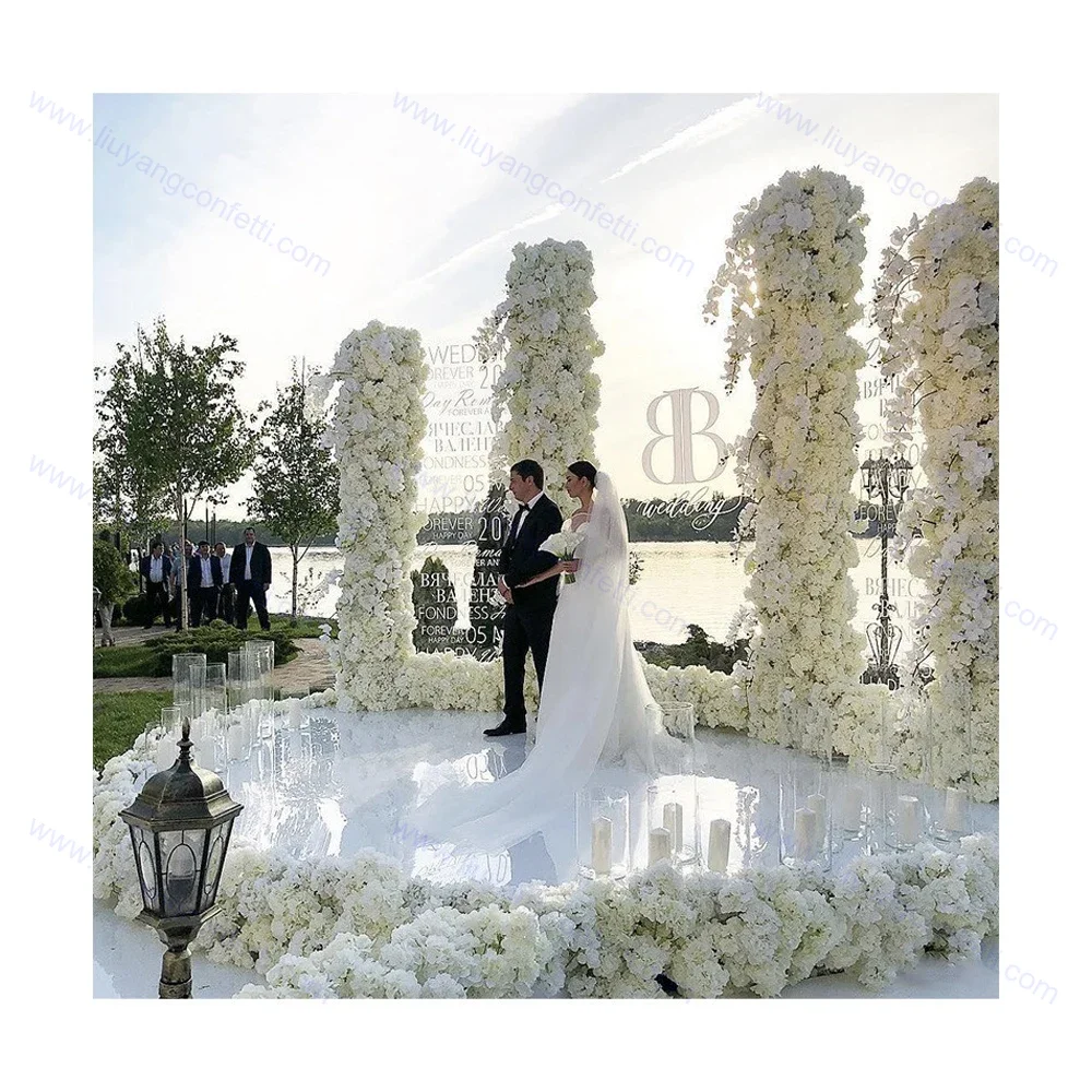 100cm*10M Wedding Mirror Carpet Aisle Run T Stage for Wedding Party Backdrop Decorations  0.12mm Thickness PET  Deco Mariage Rug