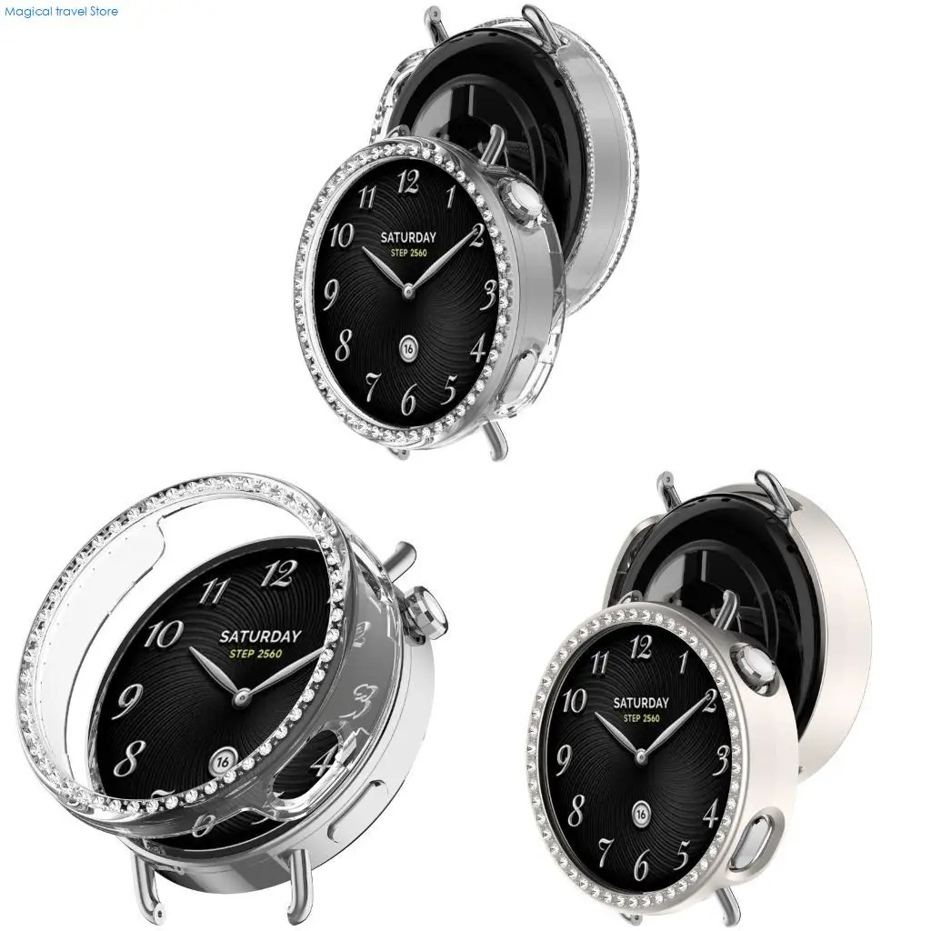 N2UB Hollow Out Smartwatch Bezel Cover Shockproof Housing Watch Case