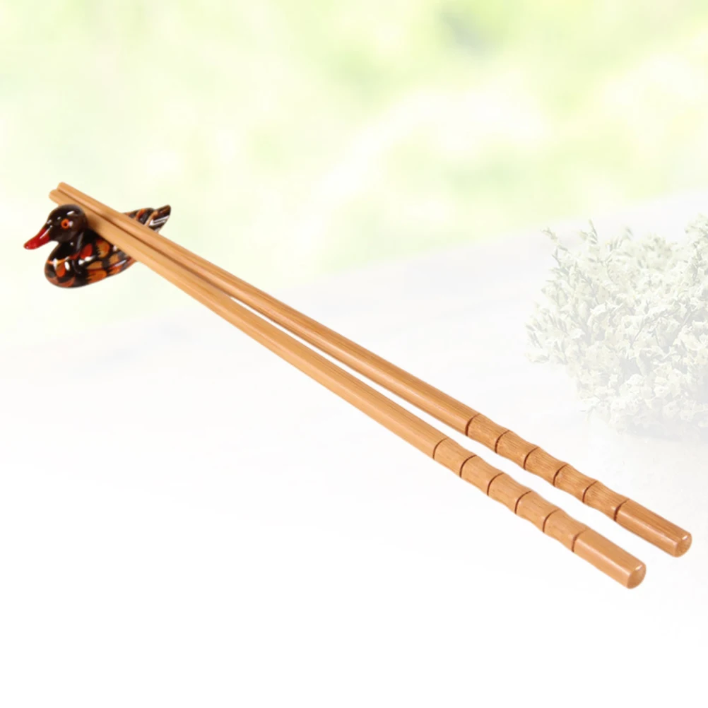 

5 Pairs Bamboo Chopsticks Premium Quality Reusable Heat Resistant Japanese Style Food Safe Ideal for Family Travel Camping