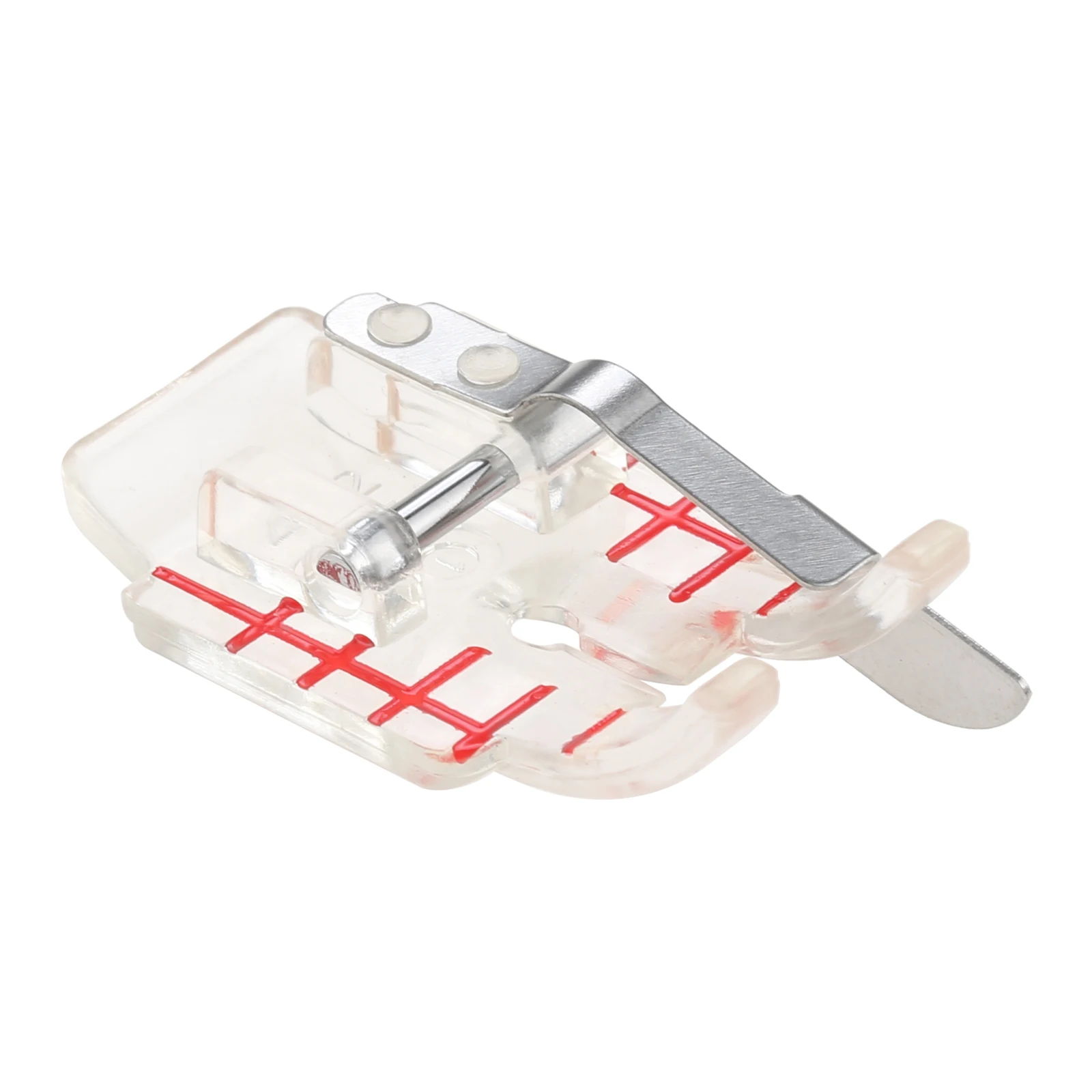 1Pc Clear Plastic 1/4 Inch Piecing Presser Foot With Guide for Husqvarna Viking  Group 1 2 3 4 5 6 7 Models Sewing Machines