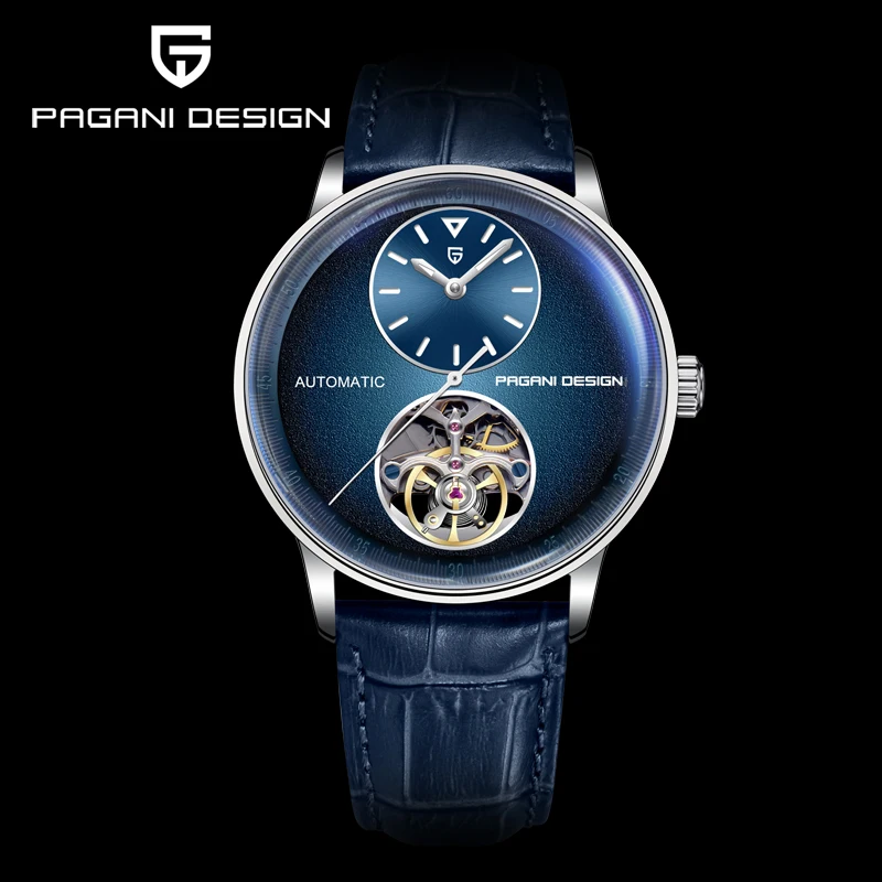 

PAGANI DESIGN PD-1796 Новые 42 мм мужские модные механические часы для отдыха 10 м водонепроницаемые ночные часы автоматический турбийон мужские часы