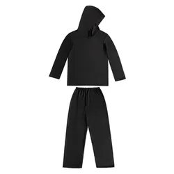 Children performance Japanese Ninja Cosplay Jumpsuit with Accessories Costumes Halloween for Black ninja