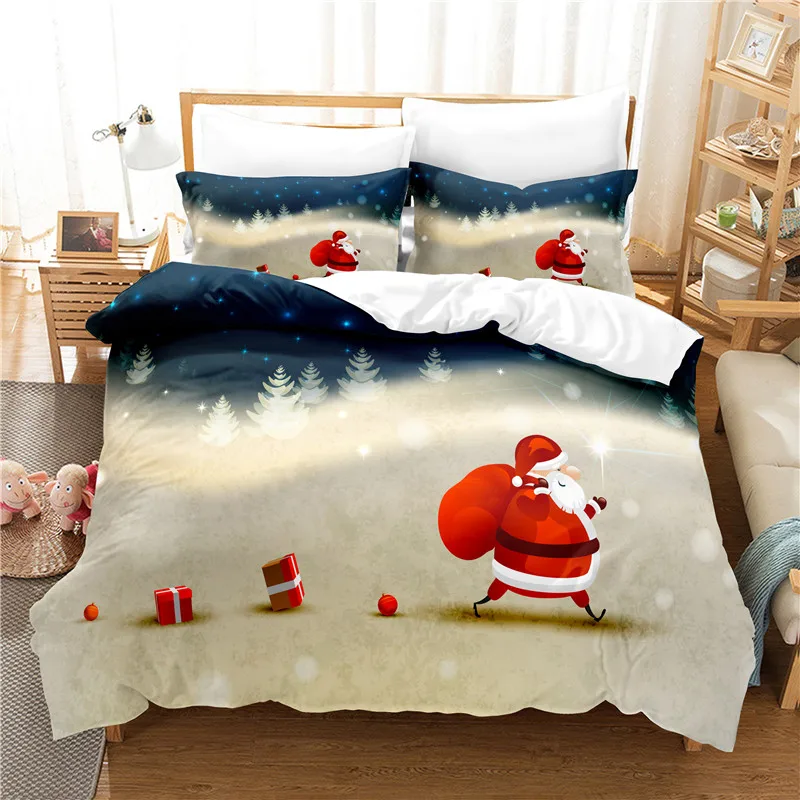 

Carrying Gifts Bedding Set Duvet Cover Set 3d Bedding Digital Printing Bed Linen Queen Size Bedding Set Fashion Design