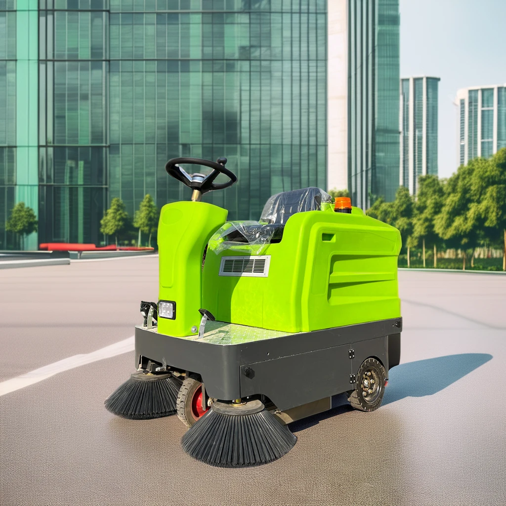 forLow Price High Performance Big Electric Ride On Street Road Sweeper Truck Industrial Floor Sweeper Machine