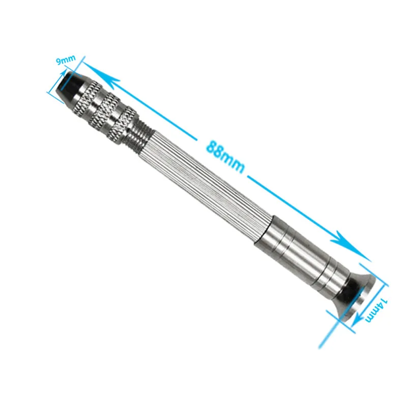 Micro Nhôm Cầm Tay Khoan Chuck Xoắn Mũi Sửa Chữa Dụng Cụ Cầm Tay Gỗ Thủ Công Khoan Lỗ Dụng Cụ Quay