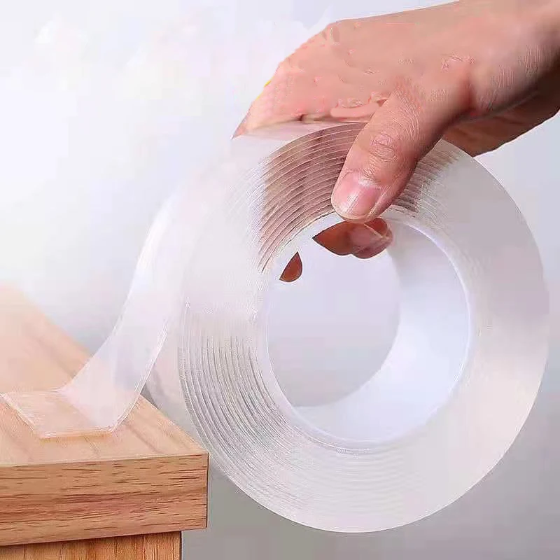 1/3/5m Nano Tape Double-Sided Adhesive Tape Traceless Waterproof Tape For Bathroom Kitchen Living Room Bedroom Home Improvement