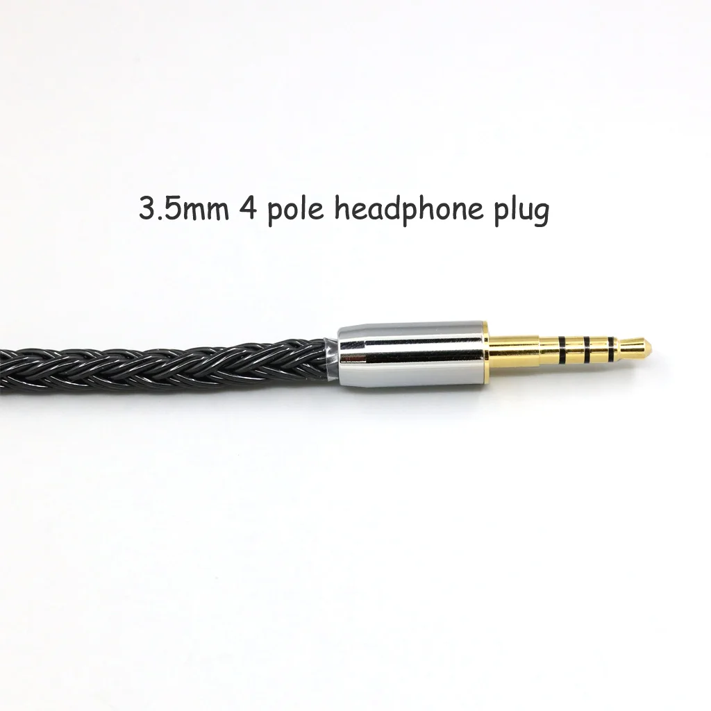 ل دينون AH-mm400 mm300 mm200 Beats Solo2 Solo3 سماعة 16 كور أسود مضفر سماعة كابل LN008857