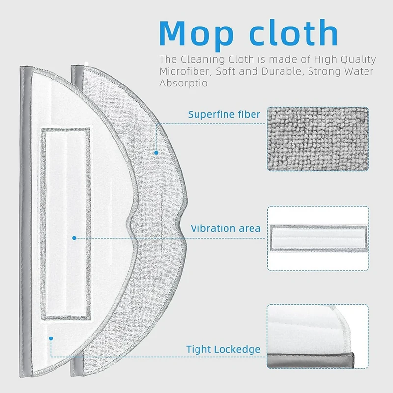 Сменные аксессуары, совместимые с роботом-пылесосом Roborock S8/S8+/S8 Plus, двойной роликовой щеткой