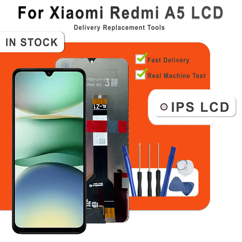 6.88“ LCD For Xiaomi Redmi A5 LCD Touch Screen Digitizer Assembly For Redmi A5 LCD 25028PC03G, 25028RN03A Parts Display