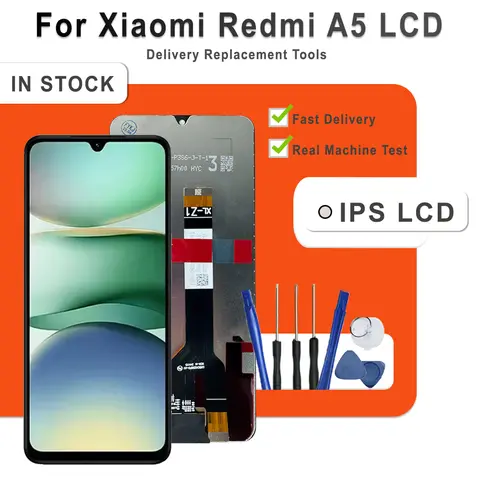 A5 LCD 6.88“ LCD For Xiaomi Redmi A5 LCD Touch Screen Digitizer Assembly For Redmi A5 LCD 25028PC03G, 25028RN03A Parts Display