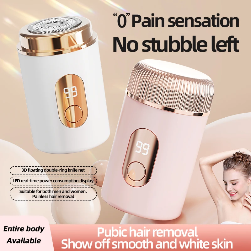 

Портативное мини-женское устройство для удаления волос, компактное портативное решение для гладкой кожи, USB электрический эпилятор, женский триммер для тела