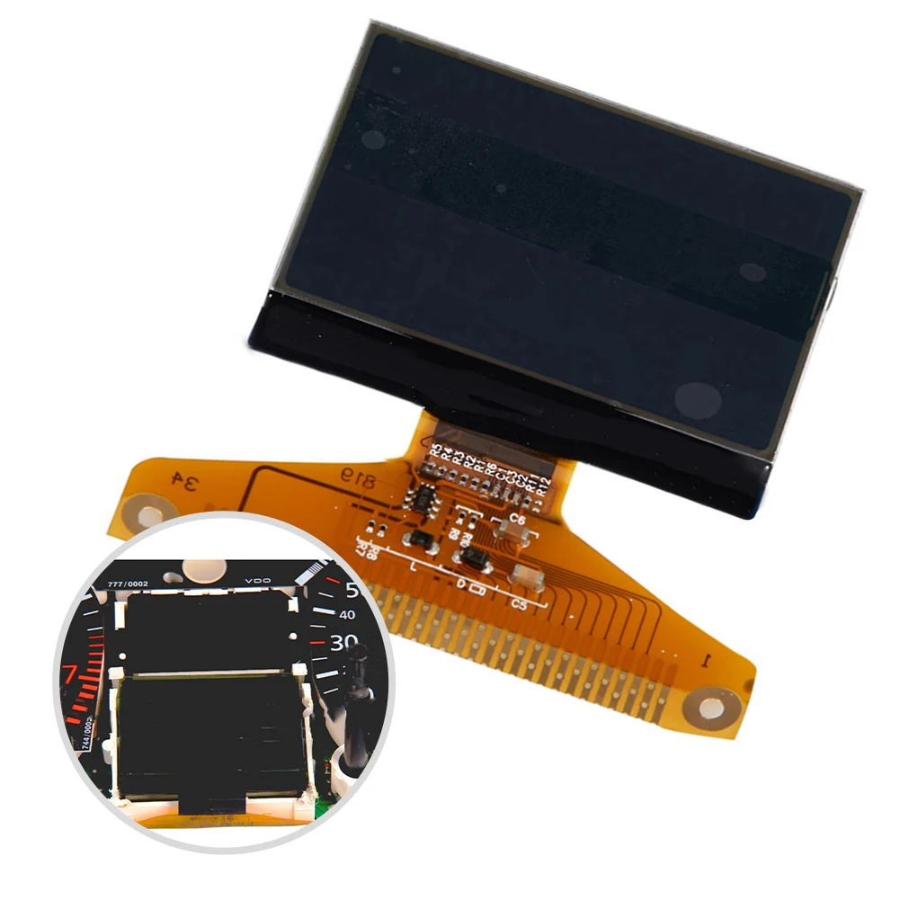 High Grade Electric Components in this LCD Dashboard Display Replacement Suitable for Various For Skoda Vehicles