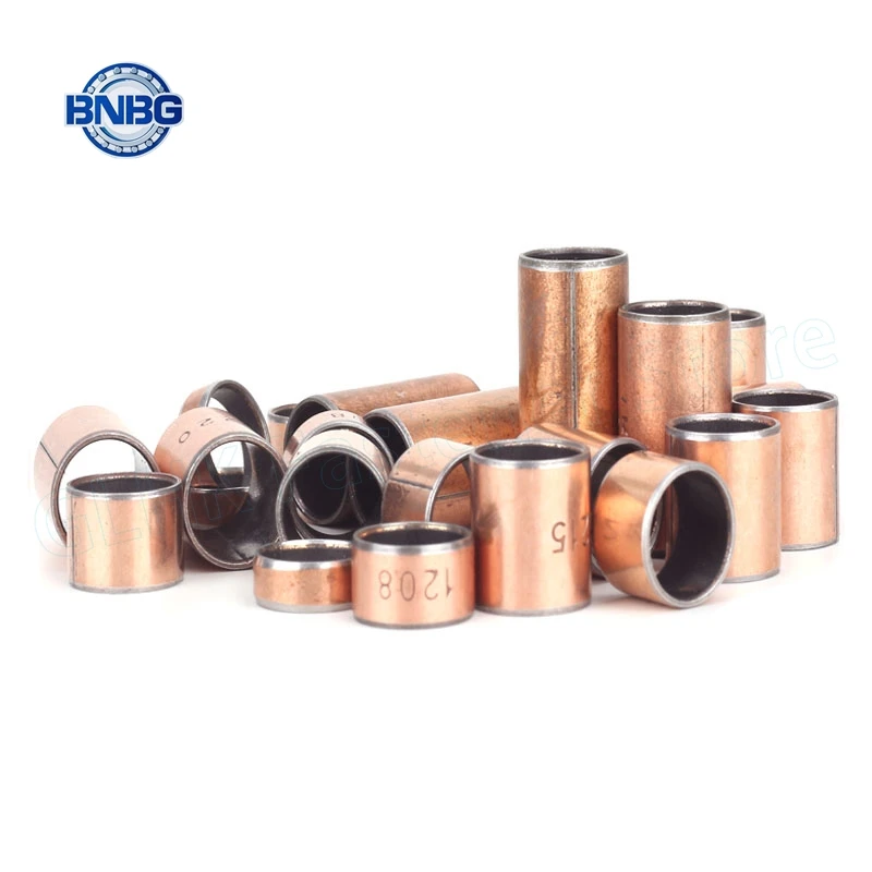 ضياء داخلي 10 11 12 13 14 15 مللي متر SF-1 خالية من الزيت ذاتية التشحيم مركب تحمل البطانات البرونزية ضياء خارجي 12 - 17 مللي متر