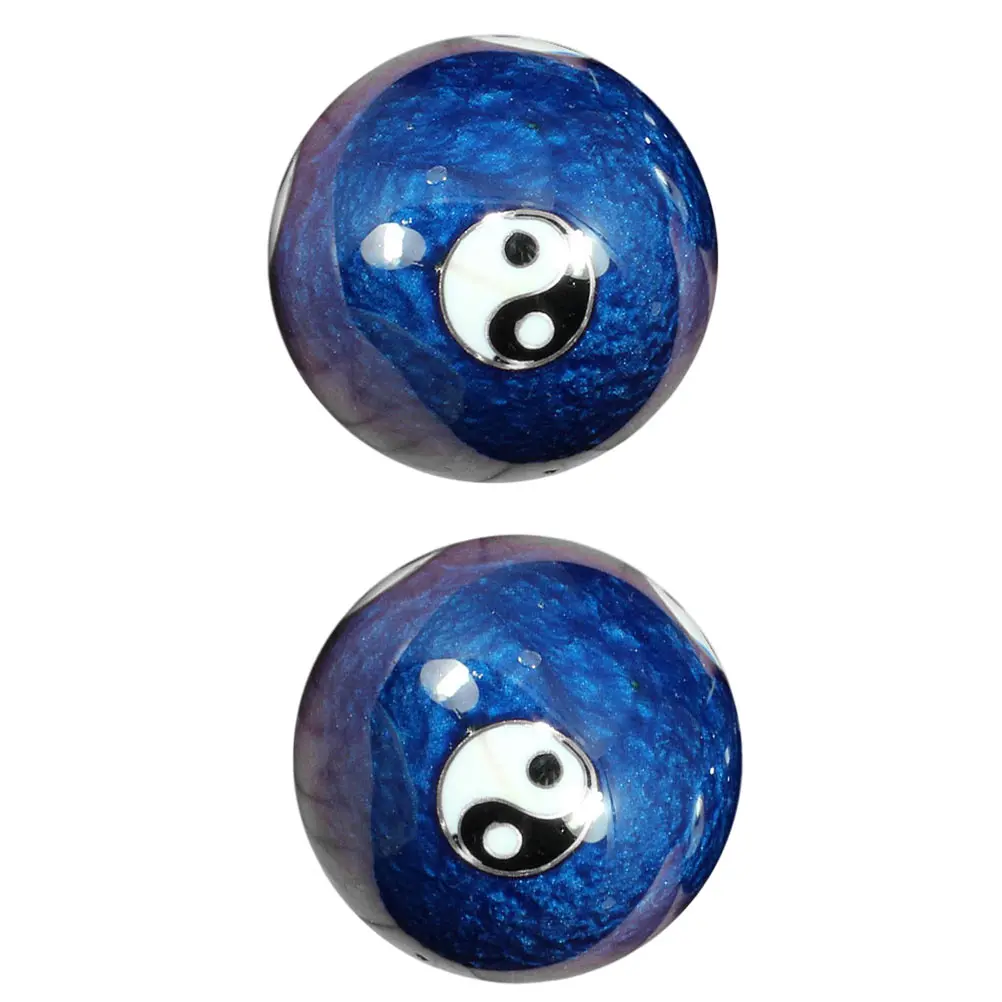 

Gym Ball 42mm Blue Chinese Handballs Massage Balls Baoding Balls Hand Therapy Exercise Health Care HomeDecoration