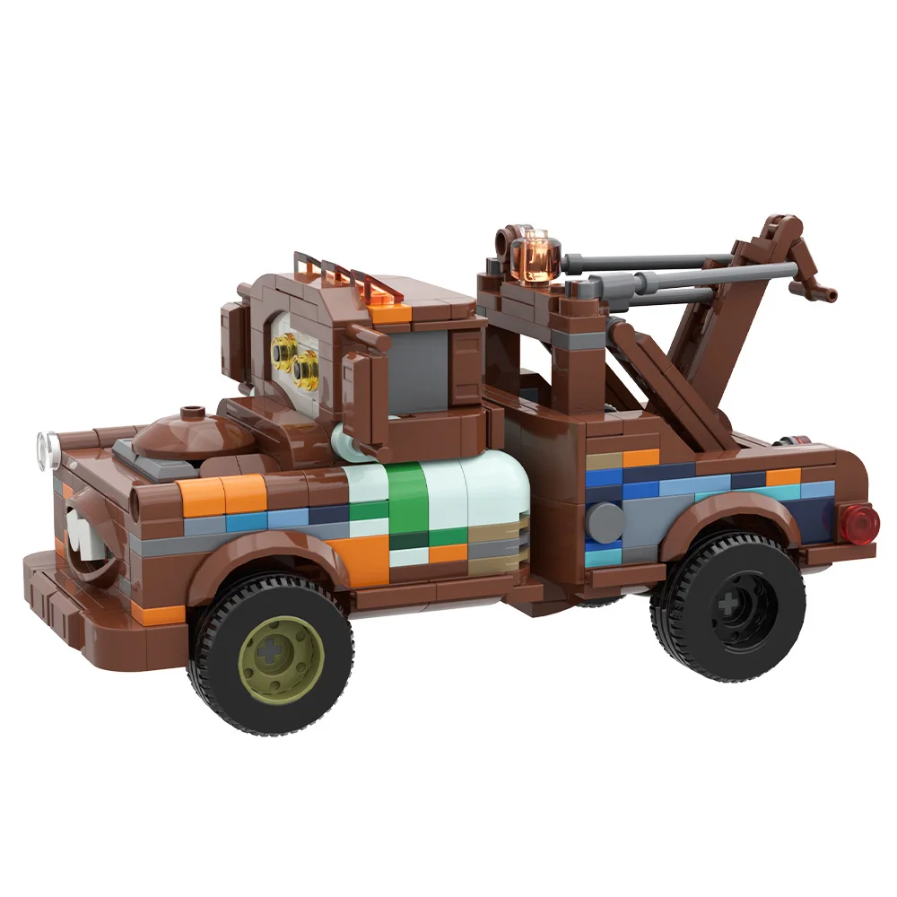 

Конструктор MOC: Машинки из фильма «Тачки», модель Мэтр, гоночные машинки, строительные блоки, игрушки для сборки, подарки на день рождения для детей