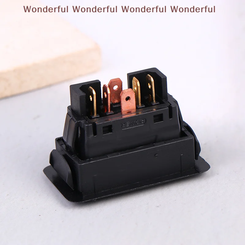

1Pc Universal 6Pin 12V/24V Car Electric Window Switch Power Window Switch For With Green LED Light Button Switch