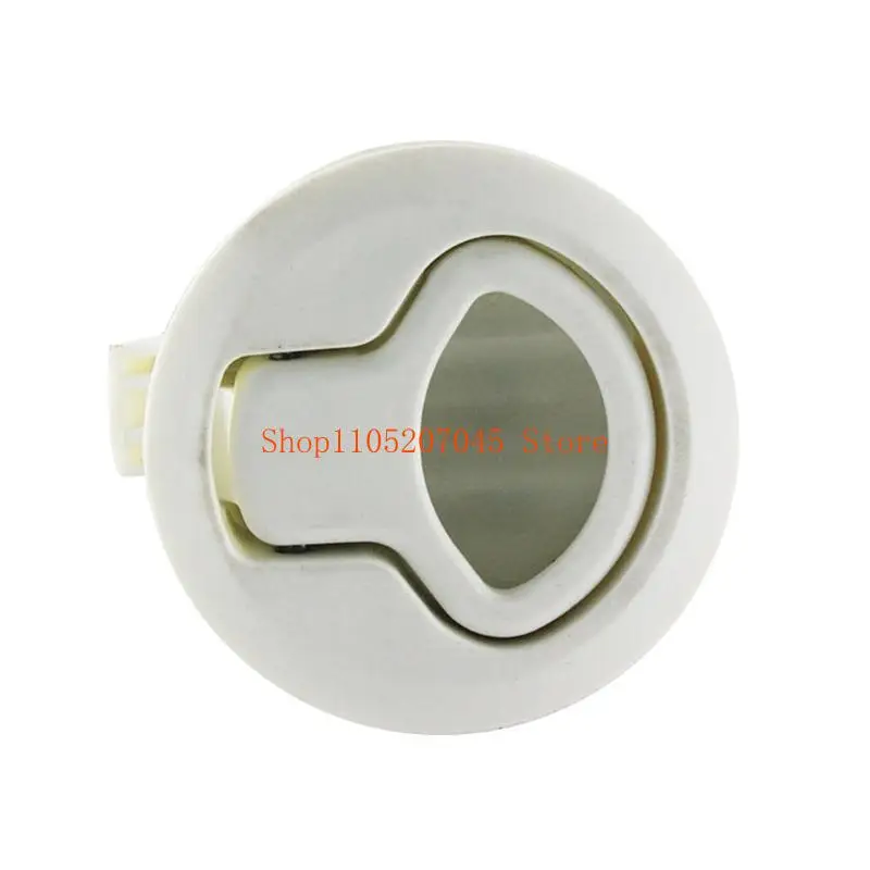 37cd 4Pcs Durable Flush Boats Hatch Plastic Flush Pull Latch Lift Rings Handle Marine Locker for Marine Boats Yacht