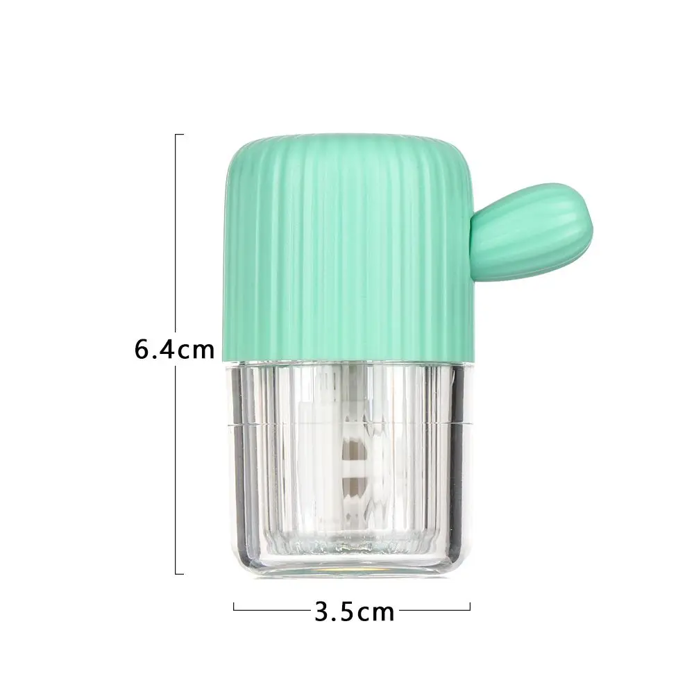 Contact Lens Washer Cartoon Cactus Contact Lenses Cleaning tools Colored Contact Lens Cleaner Stretch Manual Cleaner image 3