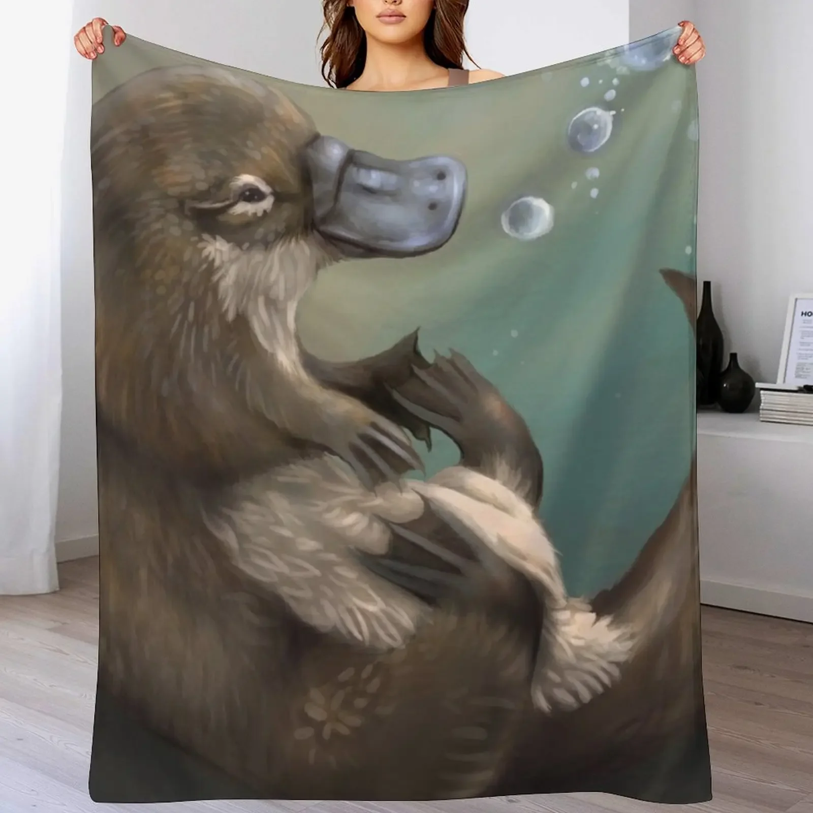 

platypus Throw Blanket
