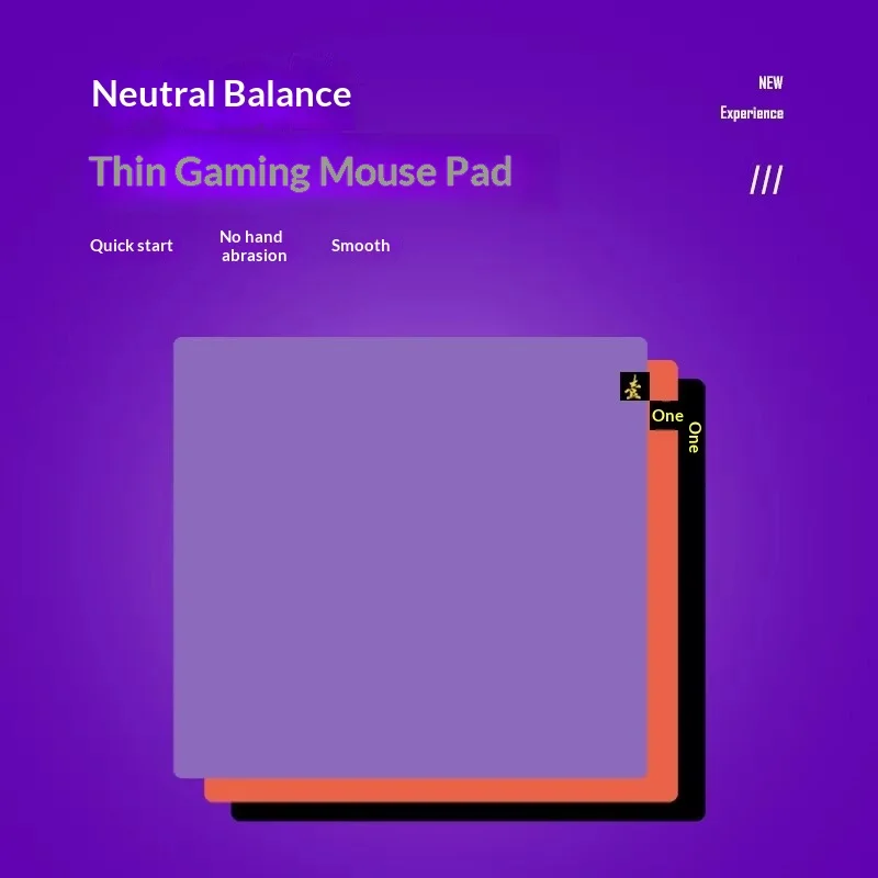 D-GLOW One Gaming Mousepad FPS Medium Control and Smoothness Mouse Pad Skidproof For TTK APEX CSGO Valorant Pc Accessories Gifts