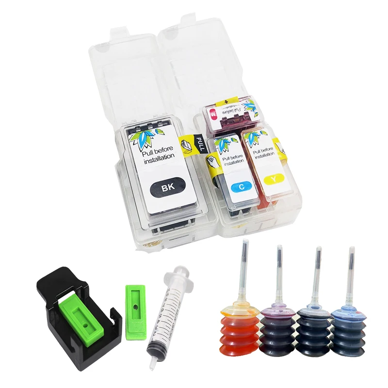 Vilaxh 540 For Canon PG540 CL541 PG 540 XL CL 541 XL For Pixma MG3150 MG3250 MG3550 MG4250 Printer Smart Cartridge Refill Kit