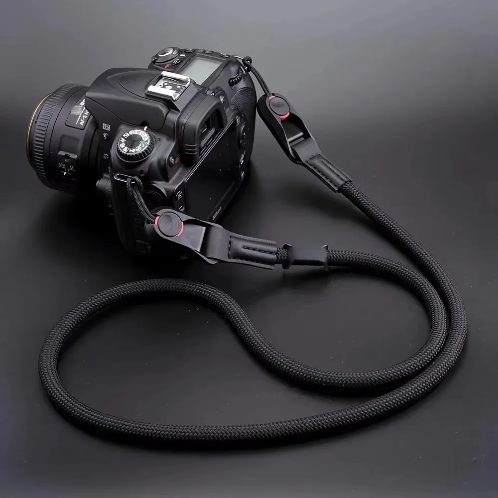 Quick Release Camera Strap Adjustable Round Rope Neck Shoulder Sling Fast Detachable for DSLR Mirrorless Camera Phone Telescope