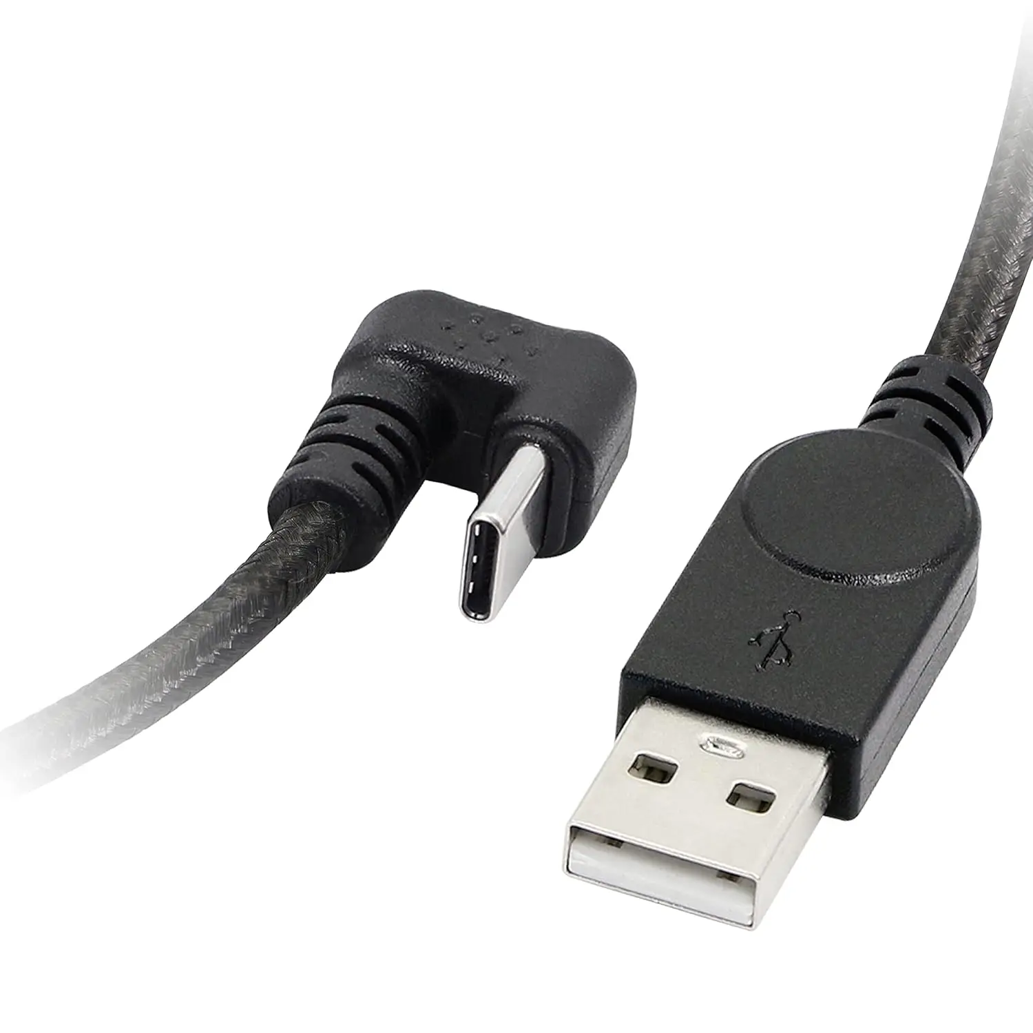 180 Degree Up Angled Type-c USB-C U-shaped Male to USB A Male Data transmission Extension Charging & Sync Cable Cord  1.5m