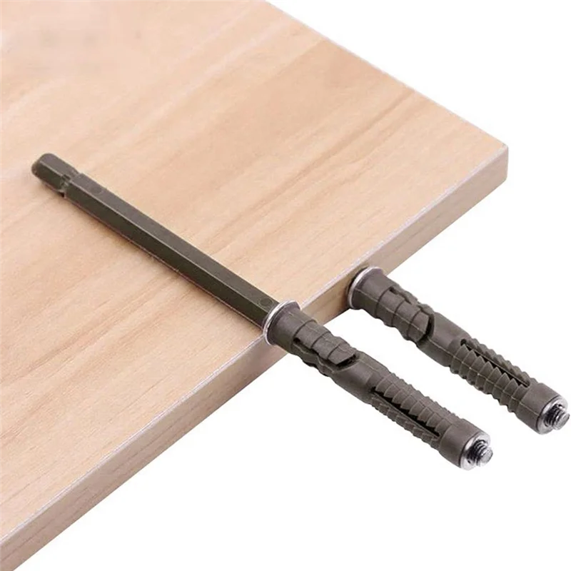 

8Pcs Concealed Floating Shelf Bracket Wall Mounted Shelving Brackets Supports For DIY Custom Wall Floating Board Shelves-AA26