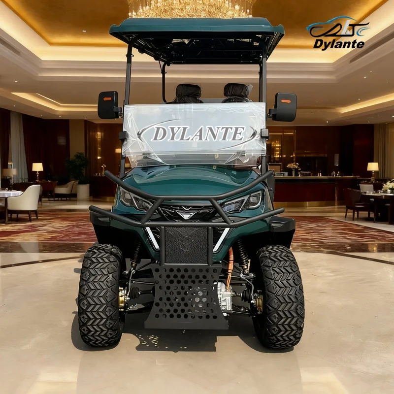2026 New 60V/72V Off-Road Lithium Battery Adult Travel Electric Lift Golf Cart with Cargo Box Electric Golf Scooter