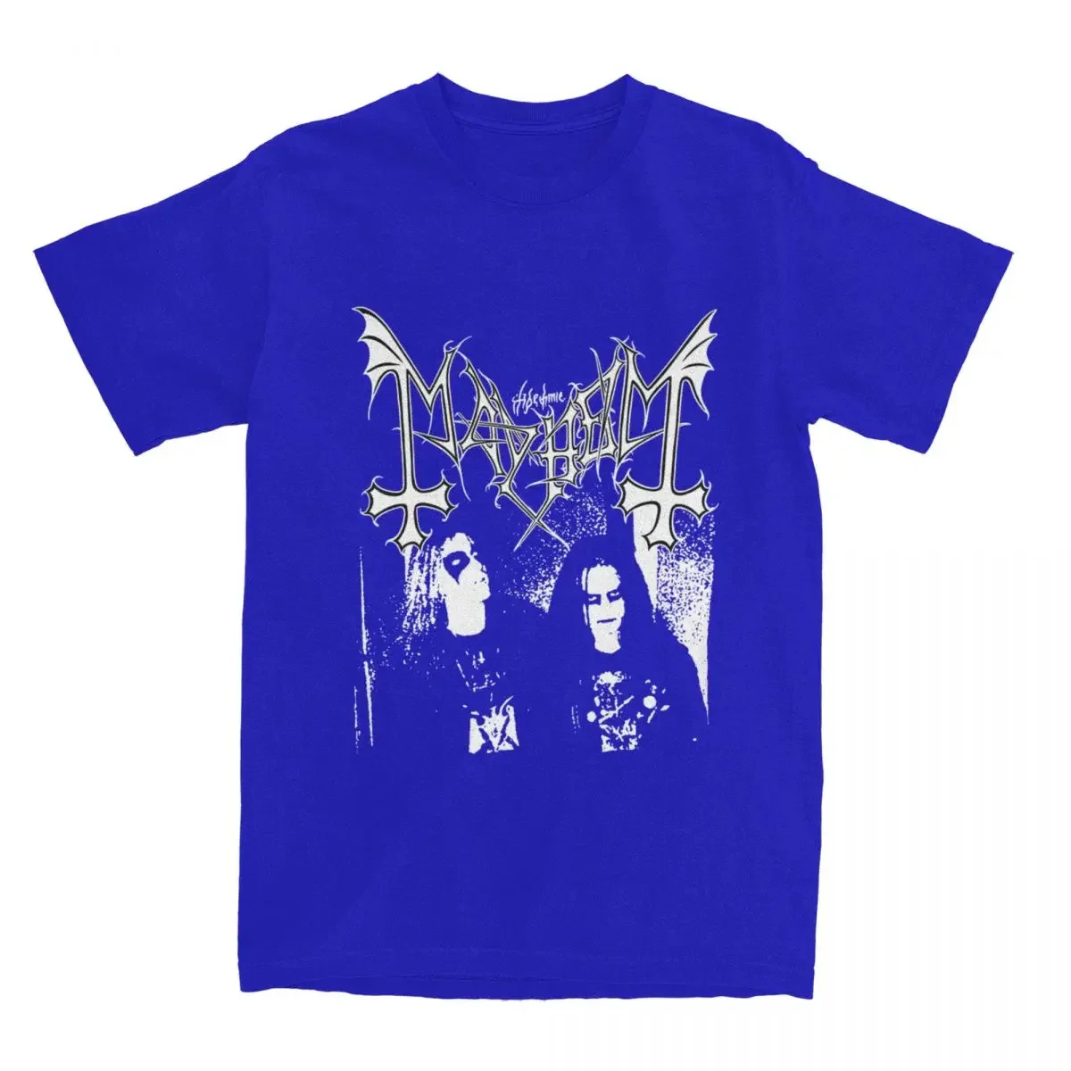 Accessories Cotton T-shirt Clothing Casual Tees New Arrival Men  Mayhem Band Heavy  Music T Shirts  anime clothes