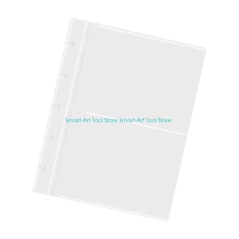 E1PB Multipurpose Clear Photo Album for Desktop Displaying with 3Inch Double Slot Design Kpop Photocard Binder Collect Book