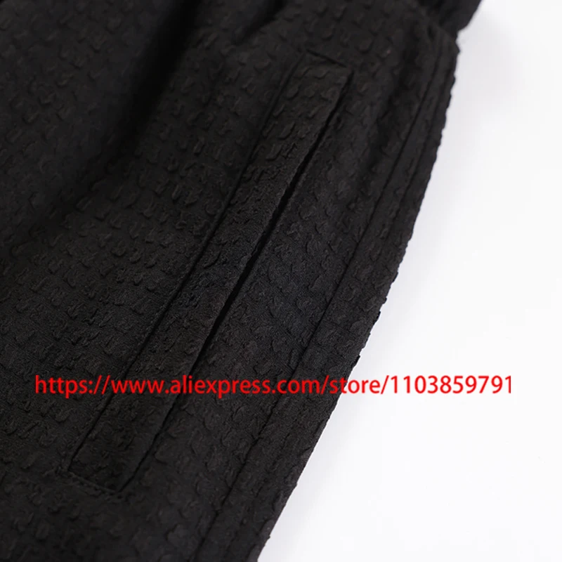 High Street Fashionable Nonnod Casual Pants Jacquard Pattern Sport Loose Nonnod Wide-leg Pants Unisex Style