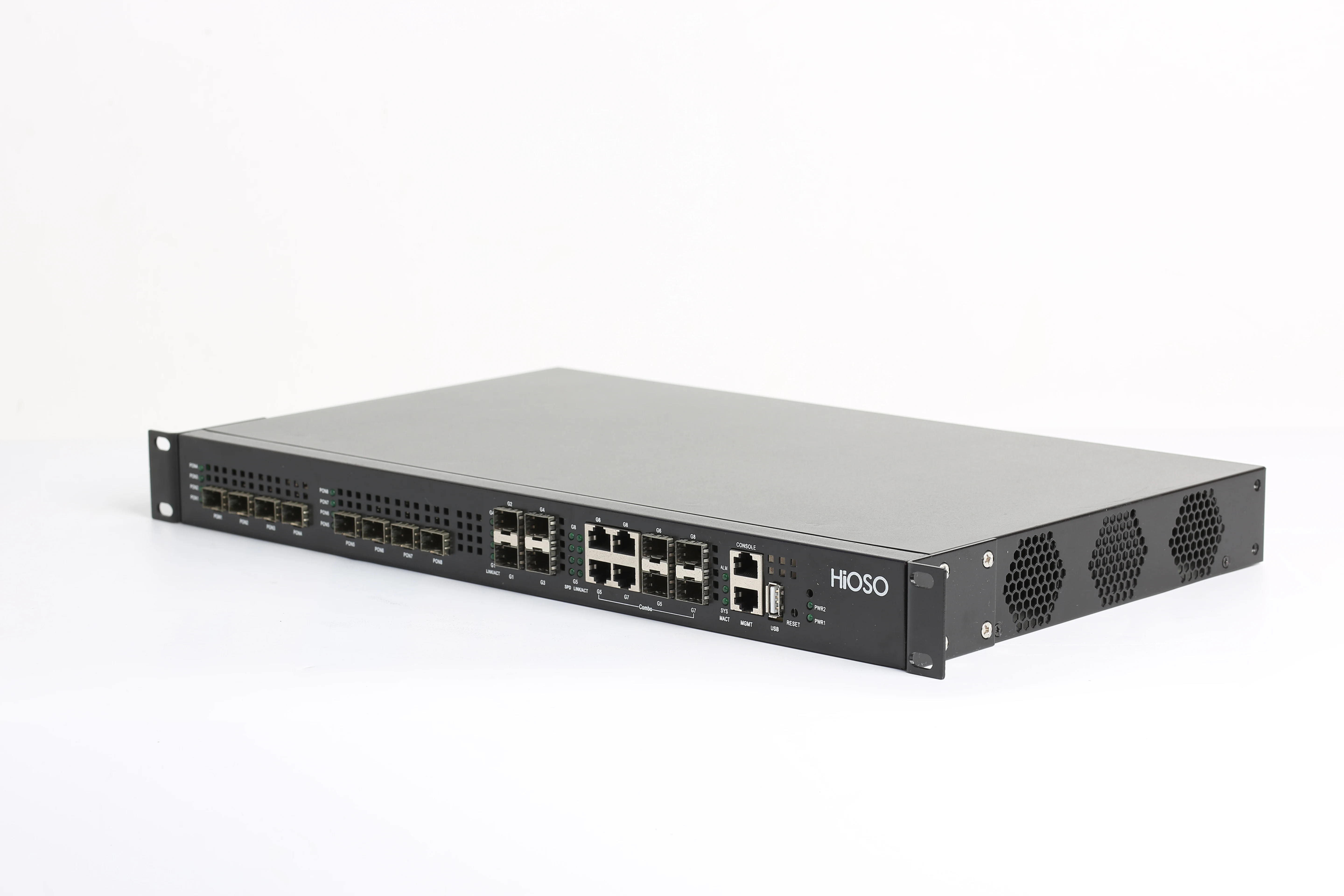 Equipamento de fibra óptica 8PON EPON OLT FTTx 8Ports Mini OLT FTTH mais vendido sem módulos Pon