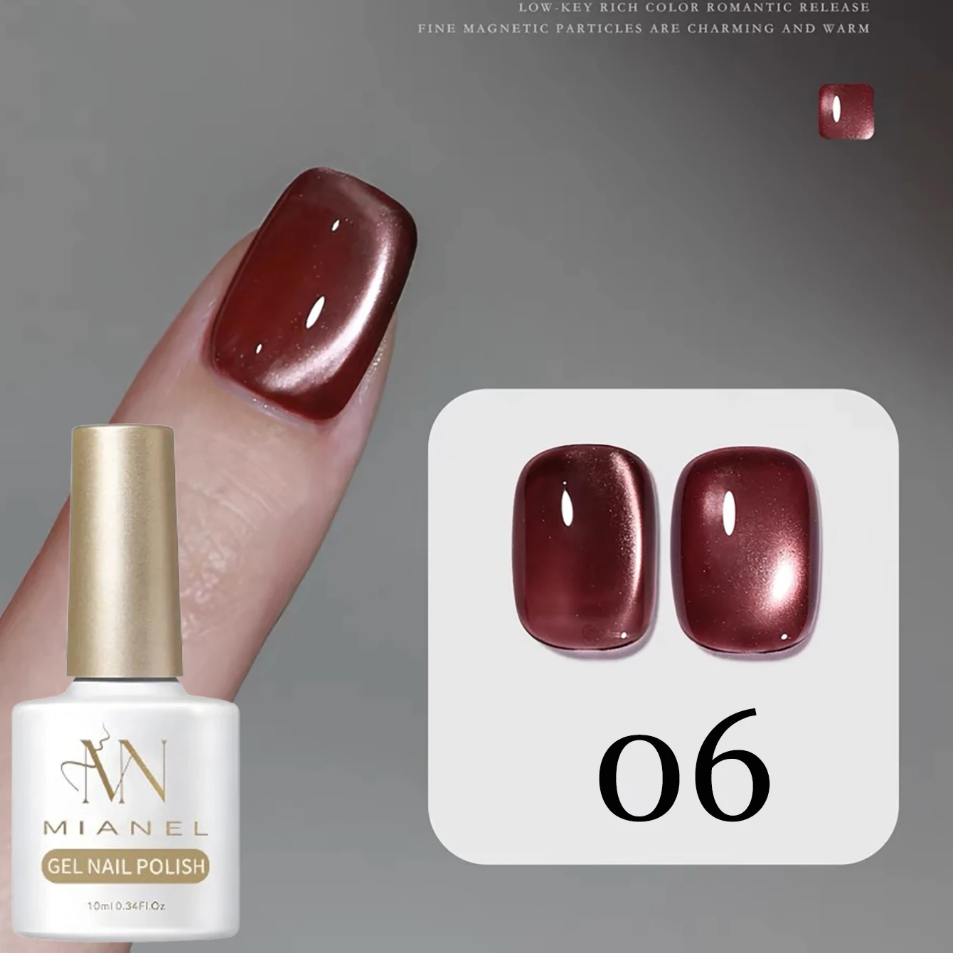 12 ML/PCS Autunno Maillard Perle di Vetro Bollire Nuovo Tè Sbiancamento Pietra di Cristallo Occhio di Gatto Gel Smalto Per Il Natale Halloween