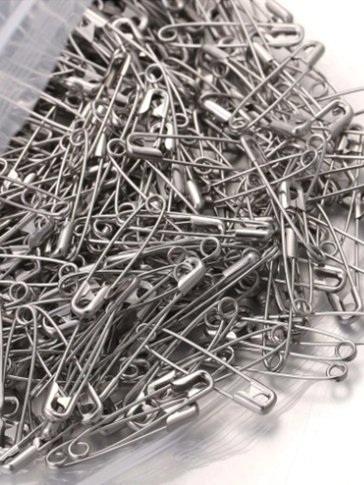 50 teile/los Hohe Qualität Edelstahl Sicherheitsnadeln DIY Nähen Werkzeuge Zubehör Nadeln Große Sicherheitsnadel Kleine Brosche Großhandel – Detail 5
