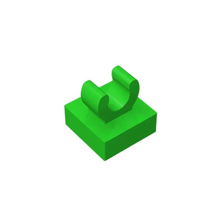 20 個 MOC パーツ 15712 タイル特別な O タイプクランププレート 1x1 ビルディングブロック 12825 DIY スタッキングレンガ教育玩具子供のため