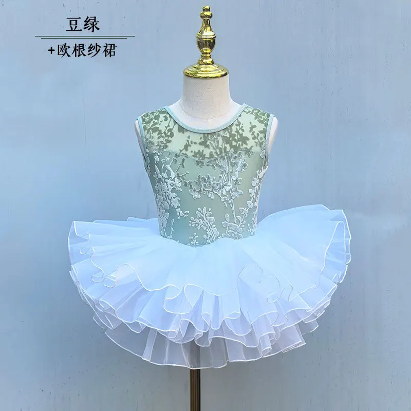 Costume de danse pour filles, justaucorps de gymnastique, robe de princesse, Costume de danse pour femmes, justaucorps de Ballet professionnel, Tutu, article pour filles