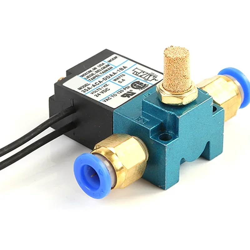 Válvula Solenoide de Control de impulso electrónico MAC de 3 puertos 35A-ACA-DDBA-1BA 35A-ACA-DDFA-1BA 35A-ACA-DDAA-1BA con latón