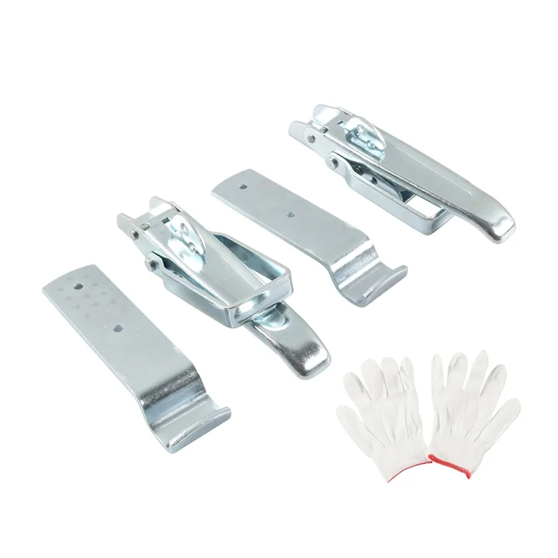 2 Pcs Trailer Gate Latch Handle Parts RV Trailer Lift Gate Latches Door Handle for Trailers Motorhomes Traction Latch RV Parts