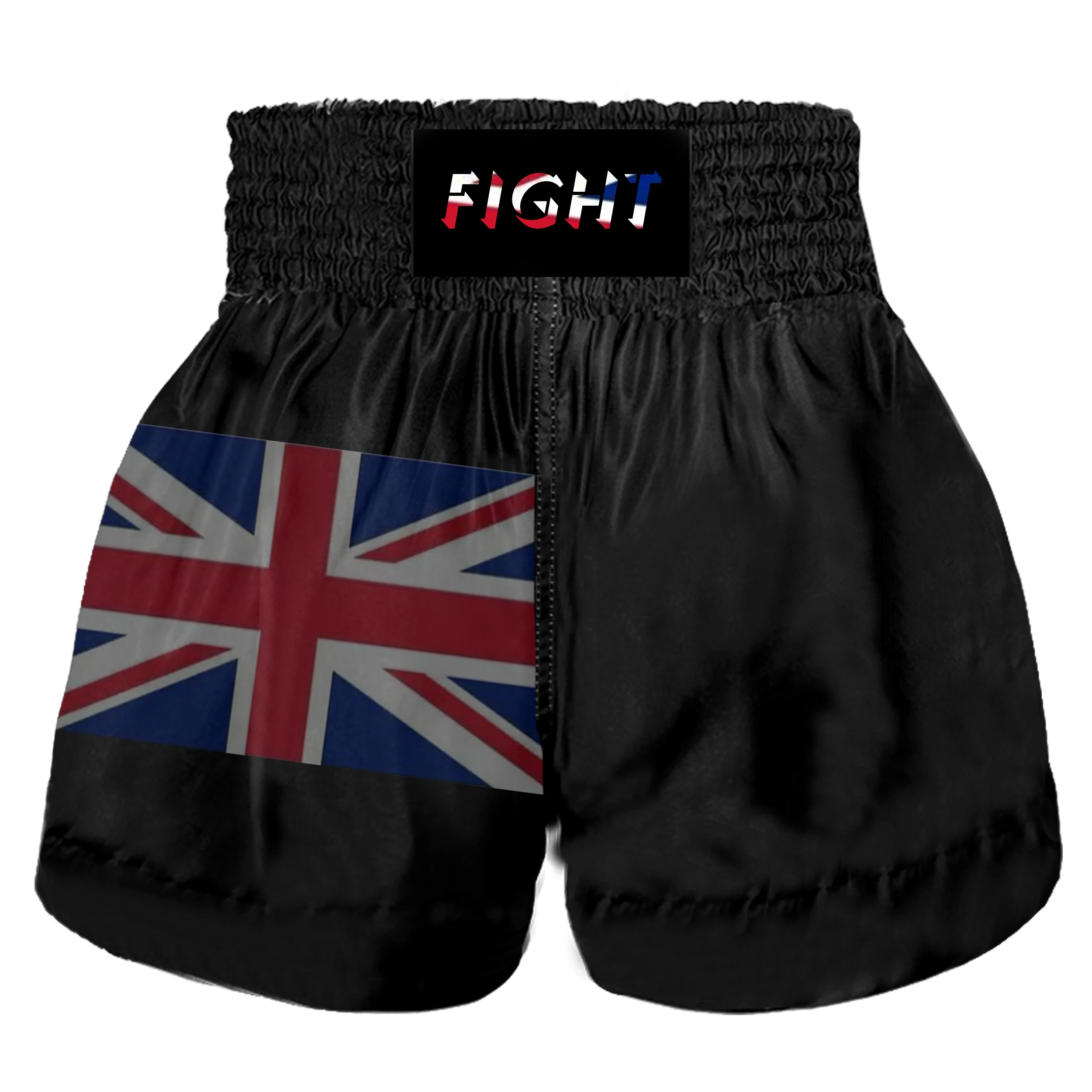 Men\'s and women\'s Muay Thai shorts Brazilian Jiu-jitsu Taekwondo boxing shorts custom flag mixed martial arts fitness shorts